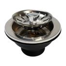 Válvula Americana 3.1/2" Escoamento P/ Pia Cozinha Aço Inox Válvula Americana 3.1/2" Escoamento P/ Pia Cozinha Aço Inox
