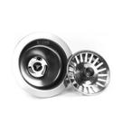 Válvula Americana Inox 4.1/2" Pino Puxador Preto