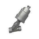 Válvula Angular Total Inox 2/2 Vias Simples Ação Rosca 1"Pol