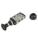 Valvula Botão Trava Porta Emergência Marcopolo Mercedes 3/2 Vias 1/8" NPT - 5321NC