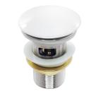 Valvula Click 1 1/4 Com Ladrão Lavabo Aço Inox Ralo para Pia de Banheiro Cuba 40mm Valvula de Escoamento Lavatorio