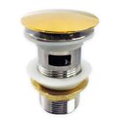Valvula Click 1 ¼ Com Ladrão Lavabo Aço Inox Ralo para Pia de Banheiro Cuba 40mm Valvula de Escoamento Lavatorio Valvula Click 1 ¼ Com Ladrão Lavabo Aço Inox Ralo para Pia de Banheiro Cuba 40mm Valvula de Escoamento Lavatorio