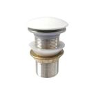 Válvula Click 1.1/4 Inox C/ Tampa Ceramica Branca - Flvx Hidro