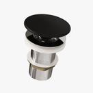 Válvula Click 1 1/4 Inox c/Tampa Cerâmica - Fabribam Preto Fosco