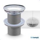 Válvula Click 1 1/4 Ralo Cuba Pia Banheiro Inox Cromada Beltempo