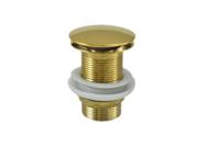Válvula Click 1.1/4 Redonda Pia Cuba Banheiro Dourada Gold