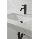 Válvula Click Banheiro Metal Preto Fosco 7/8 - Modernidade e