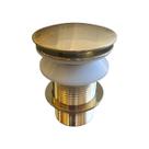 Válvula Click Dourada Fosca Inox para Cubas