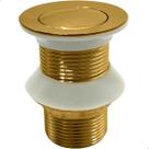 Válvula Click Dourada1 ¼ Aço Inox Gold Ralo de Pia Banheiro Escoamento 40mm Cuba Lavatório Lavabo Luxo Válvula Click Dourada1 ¼ Aço Inox Gold Ralo de Pia Banheiro Escoamento 40mm Cuba Lavatório Lavabo Luxo