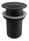 Válvula Click Inox Para Cuba De Vidro E Louça Preto Fosco