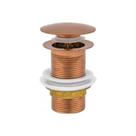 Válvula Click Inox Para Cuba De Vidro E Louça Rose Gold