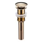 Válvula Click Inteligente Rose Gold Para Cubas Pia Banheiro Lavabo IVC03