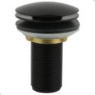 válvula click lavatório tampa externa 7/8 zamak black