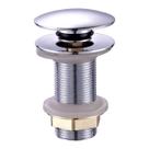 Válvula Click para Cuba Pia 7/8 Redonda Fechamento Total Banheiro Lavatório Lavabo Cromado Brilhante Metal