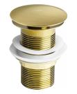 Válvula Click para Cubas 1.1/4" Inox Dourada Fosca