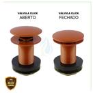 Valvula Click Up Inteligente Em Metal Inox Para Banheiro Pia Cuba Cód. 7713
