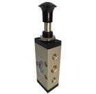 Válvula de Botão com Mola 1/4" 5/2 vias VBOM 1452 - FLUIR * 11002 Válvula de Botão com Mola 1/4" 5/2 vias VBOM 1452 - FLUIR * 11002
