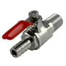 Válvula de Corte de Ar/CO2 Bev Rite 1/4" NPT x 3/8" Barb Válvula de Corte de Ar/CO2 Bev Rite 1/4" NPT x 3/8" Barb