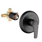Válvula de desbaste de chuveiro SHAMANDA Wall Mount Matte Black