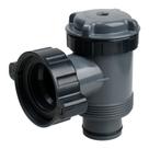 Válvula de Émbolo para Piscinas Intex, Válvula de Émbolo para Manguera de Bomba de Piscina Compatible de 38 mm, Válvula de Émbolo y Salida, Parte de Válvula de Encendido y Apagado para Filtro de Piscina Elevada, Accesorios para Piscinas Intex