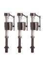 Válvula de enchimento de vaso sanitário Fluidmaster, pacote ajustável universal 3