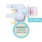 Válvula de Entrada de Água Dupla 127V - Compatível com Lavadoras Electrolux LM08, LQ90, LF90