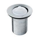 Válvula de Escoamento para Tanque 1.1/4" sem Ladrão com Tampa Plástica Complementos Cromado Válvula de Escoamento para Tanque 1.1/4" sem Ladrão com Tampa Plástica Complementos Cromado