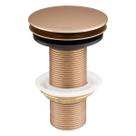 Válvula de Escoamento Redonda Click para Banheiro e Lavabo Champanhe - Fani - 1608 CH - Unitário