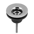 Válvula de Escoamento Universal para Lavatório 7/8" com Tampa Plástica Complementos