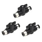 Válvula de esfera CEKER 1/2 Push Connect 1/2 Air Flow Control, pacote com 3 unidades