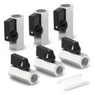 Válvula de esfera de latão GASHER 1/4" NPT Mini Switch Off Switch x6