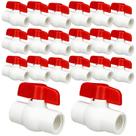 Válvula de esfera de PVC Válvula de corte 3/4" para abastecimento de água fria
