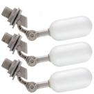 Válvula de esfera flutuante Blulu, 3 peças de 1/2 polegada para lagoas, tanque de água