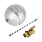 Válvula de esfera flutuante de latão de alta pressão DN15 G1/2 Sensor de água