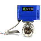 Válvula de esfera motorizada de aço inoxidável U.S. Solid 1