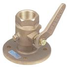 Válvula de esfera Seacock Perko 1-1/2 Bronze fabricada nos EUA