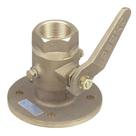 Válvula de esfera Seacock Perko 1-1/4" Bronze fabricada nos EUA Válvula de esfera Seacock Perko 1-1/4" Bronze fabricada nos EUA