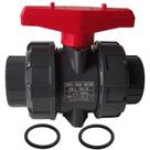 Válvula de esfera YTFSA PVC Union 1,5 cm (DN40) Fluxo total 200 PSI