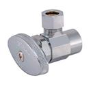 Válvula de fechamento angular Eastman 3/8" OD x 1/2" nominal em latão cromado