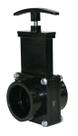Válvula de gaveta Valterra 7101 ABS 1-1/2 Slip Black para baixa pressão