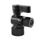 Válvula de Parada Angular Kingston Brass KF4310MB Preto Fosco