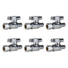 Válvula de parada reta SUNGATOR 1/2 PEX x 3/8 OD Compression (6)