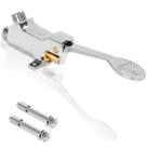 Válvula de pedal único para montagem no chão LuKloy Polished Chrome