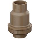 Válvula De Retenção Roscável Soldável PVC Marrom Tubos E Canos Água Fria 1.1/2” Polegadas 50mm Tigre