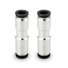 Válvula de retenção Yoebor 1/8 OD Push para conectar pneumática de ar (x2)