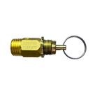 Válvula De Segurança Pressão 125 PSI Pequena 1/4 NPT