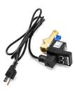 Válvula de tanque de gás automática QWORK com plugue americano AC 110V 1/2 Válvula de tanque de gás automática QWORK com plugue americano AC 110V 1/2