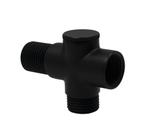 Valvula Desviadora para Duchas e Chuveiros Redondo Preto Fosco