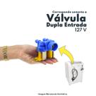 Válvula Entrada De Água Dupla Lavadora Ltd16 127v Electrolux Original A99089301 Maquina de Lavar Roupa