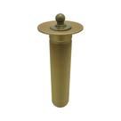 Válvula Escoamento Lavatório Banheiro Longa com Tampa Para Cuba Sobrepor Dourado Gold Fosco Luxo Metal 7/8"